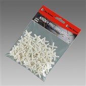 DEN BRAVEN Křížky pro obkladače vel. 4mm bílé